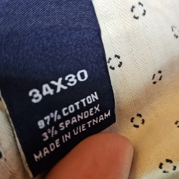 Cremieux Soho Slim Salmon Chinos 34×30 comfort stretch flat front - Picture 5 of 5